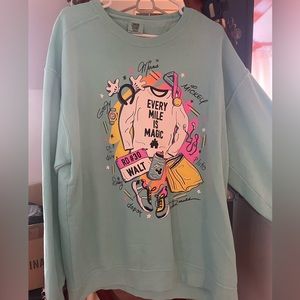 Zipadeetees Every Mile is Magic Crewneck